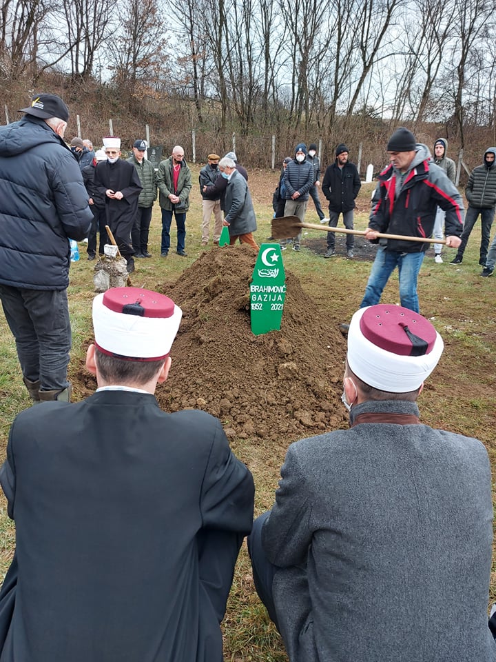 JUSIĆI-Dženaza:Ibrahimović Gazija (1952-2021)