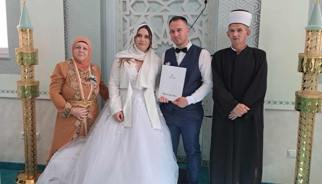 JUSIĆI-Šerijatsko vjenčanje: Islamović Moamer i Senida